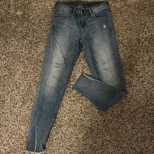 Zara jeans frayed